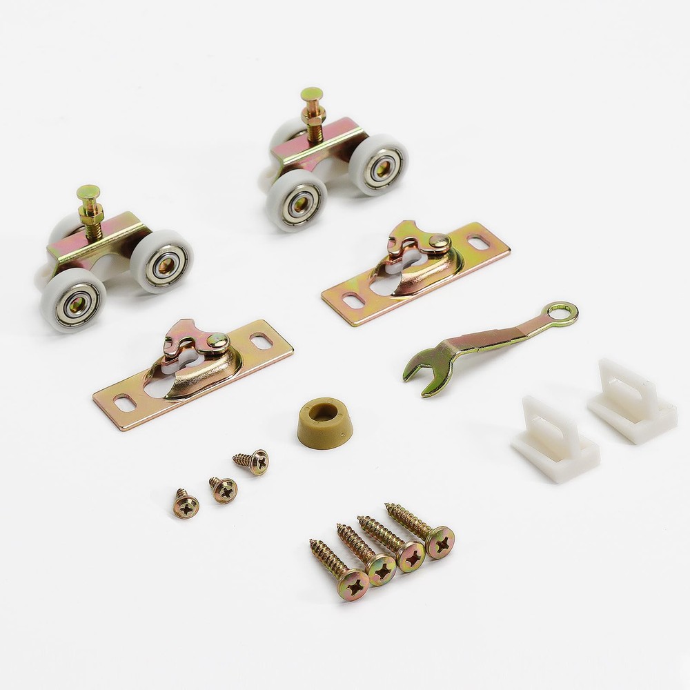 2 Pack Pocket Door Rollers Replacement Top Mount, Sliding Door Rollers Replac...