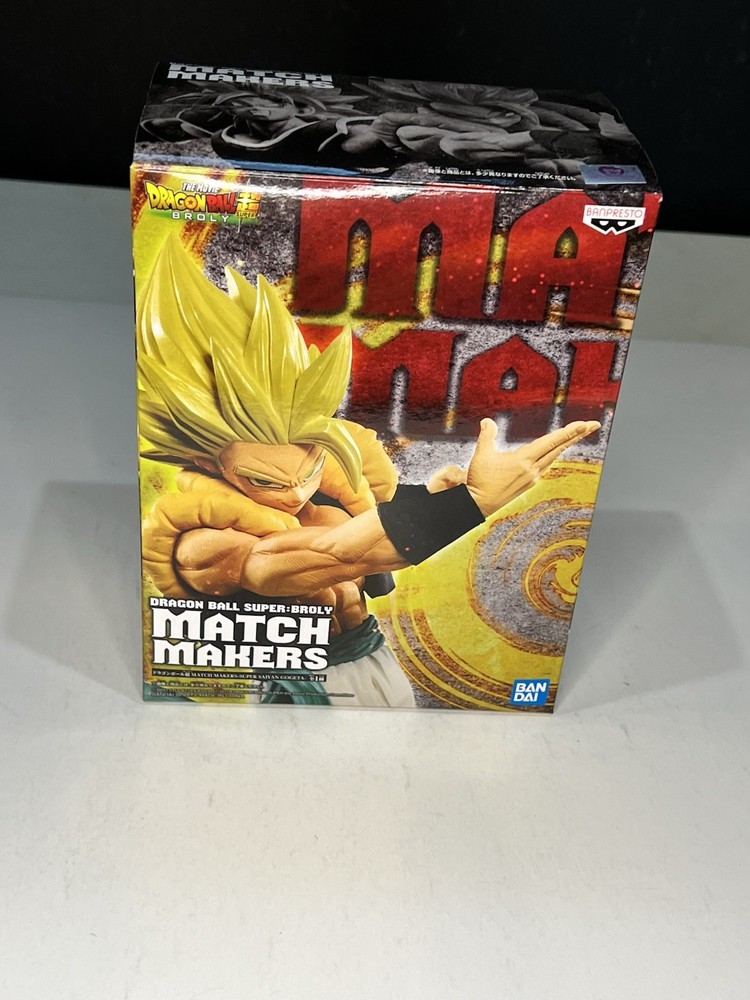 2018 Dragon Ball Super: Broly Match Makers- Super Saiyan Gogeta Plastic Figure