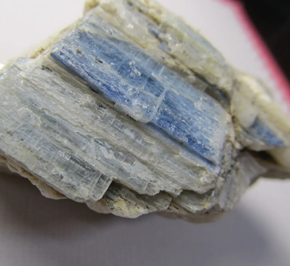 Natural Blue Kyanite Stone Raw Crystal Specimen Rock w/ Quartz Matrix 176 Grams