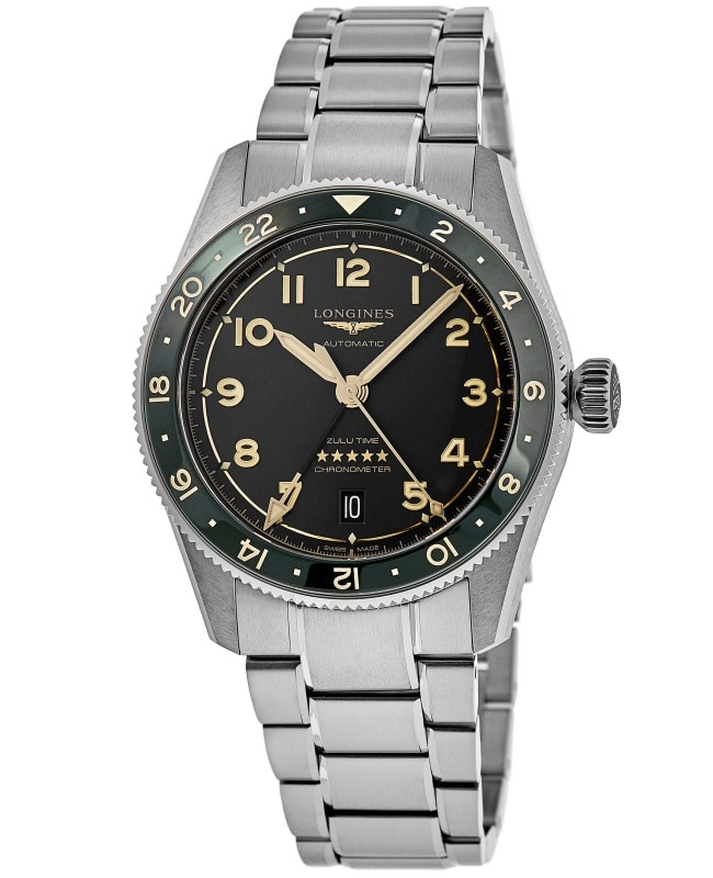 New Longines Spirit Zulu Time Automatic GMT Men's Watch L3.802.1.53.6