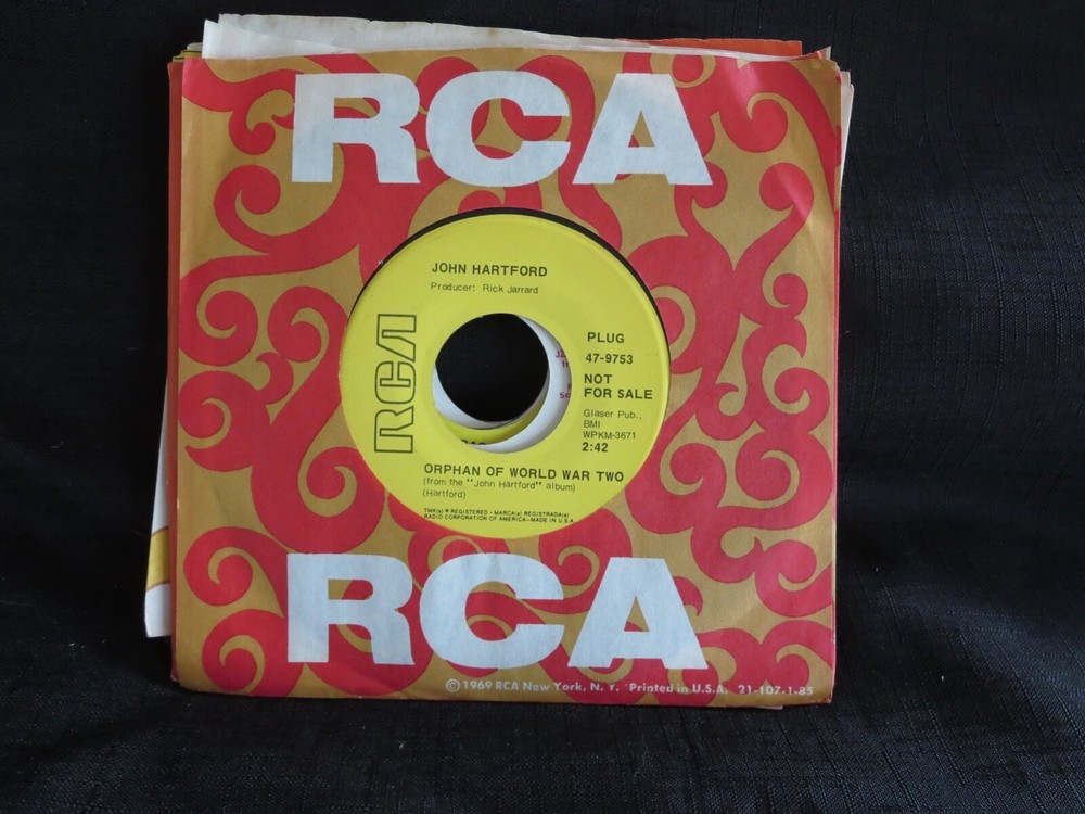 John Hartford – I Didn't Know The World PROMO Unplayed Old Stock