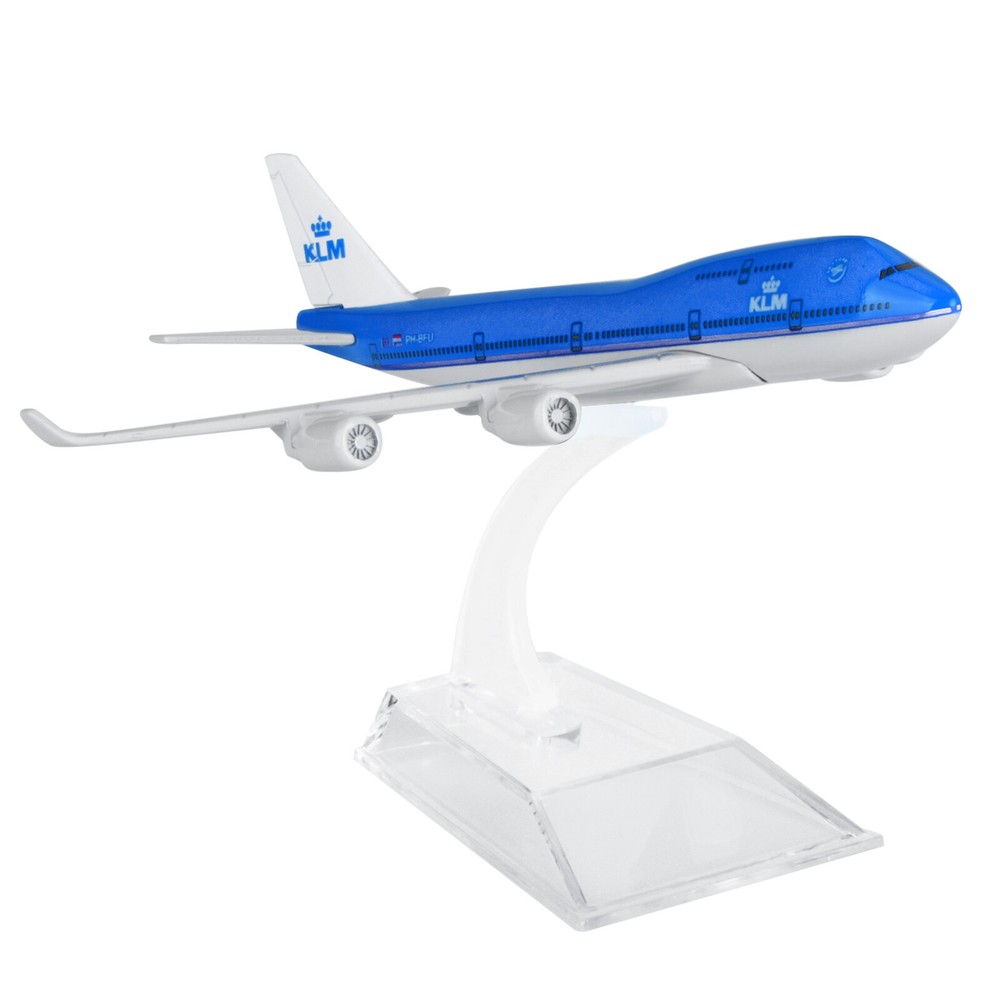 1/400 16cm Dutch Airlines KLM B747 Airplane Model Alloy Diecast Plane Model J