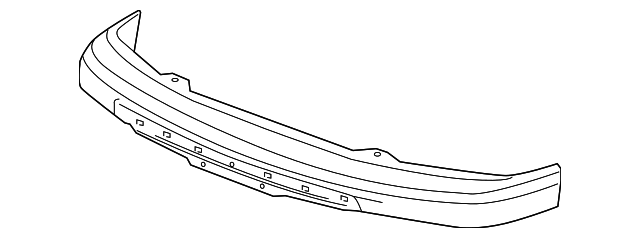 Genuine GM Bumper Face Bar 89045539