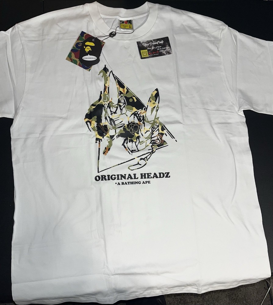 BAPE x UNKLE Pointman Logo T-Shirt Size XXL