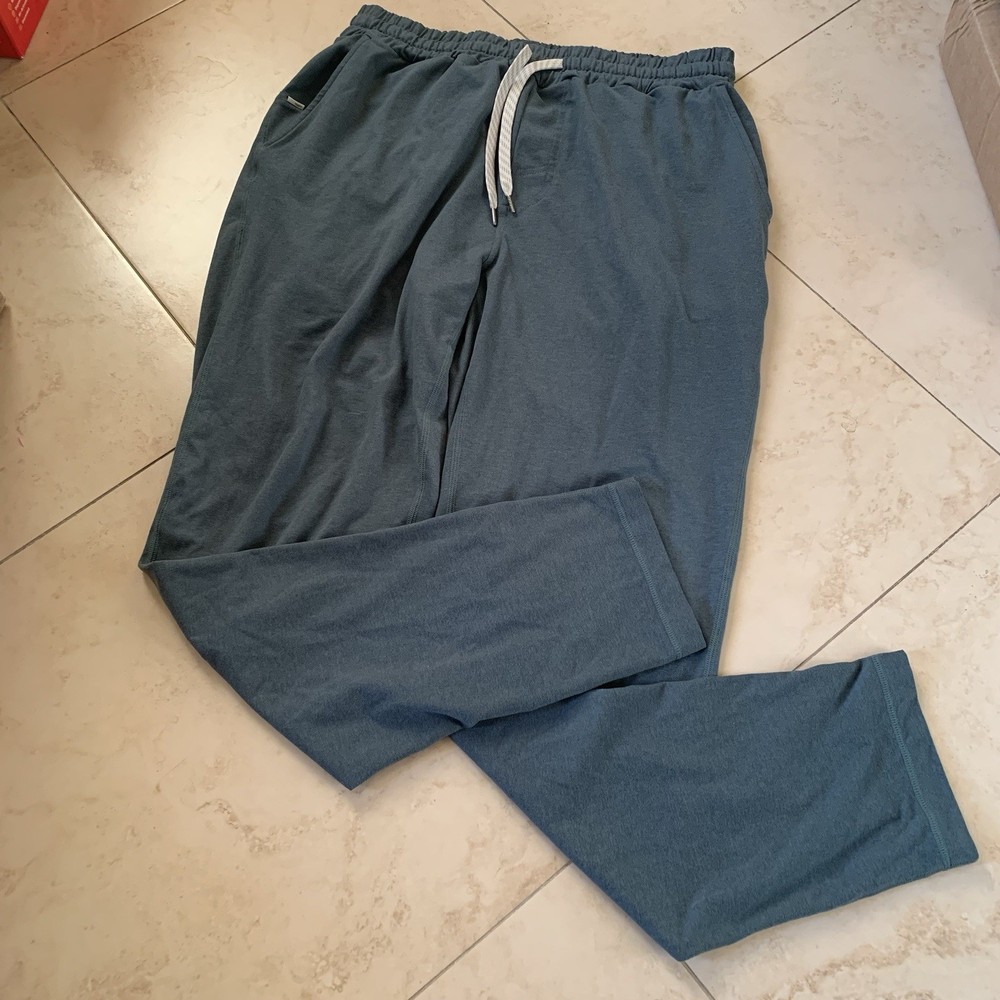 Vuori Ponto Pants Mens Size Large  Joggers Stretch V418 Lighweight Hipster