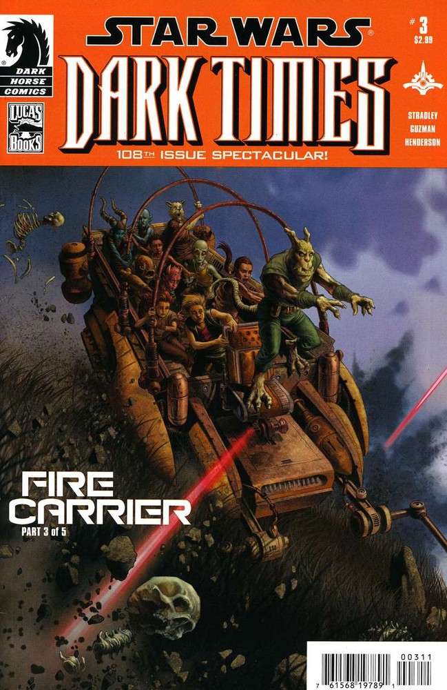 Star Wars: Dark Times - Fire Carrier #3 en estado bastante bueno/casi nuevo; Dark Horse | combinamos envío