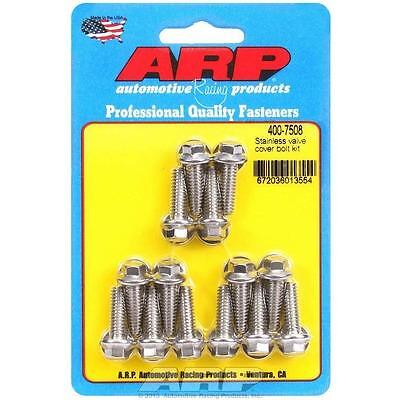 Arp 400-7508, Set of 14 Polished Stainless Steel S/S Valve Cover Bolt Kit 1/4In-