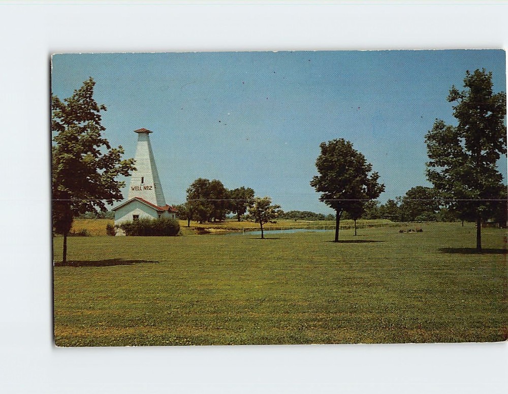 Postcard Lawn and Well No. 2 at Dillsboro Health Resort Dillsboro Indiana USA