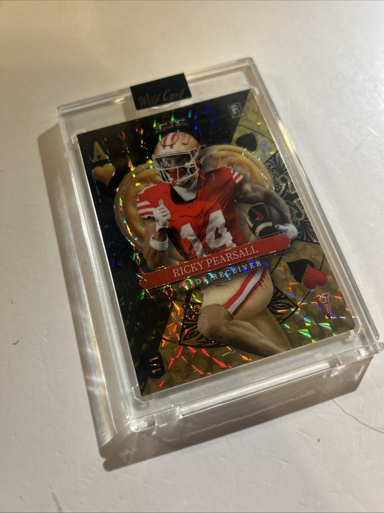 2024 5 Card Draw Wild Card-Ricky Pearsall  Ace Of Hearts, San Francisco 49ers