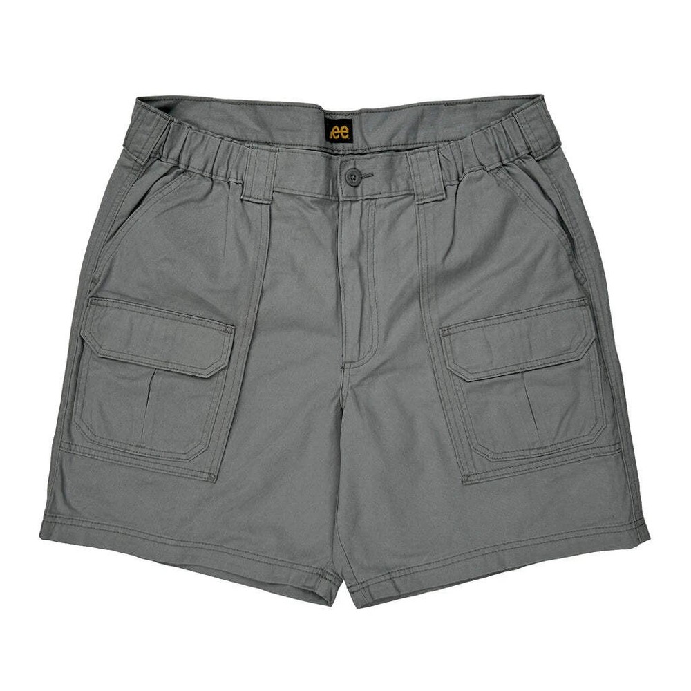 Lee Cargo Shorts - 34W 8L Gray Cotton