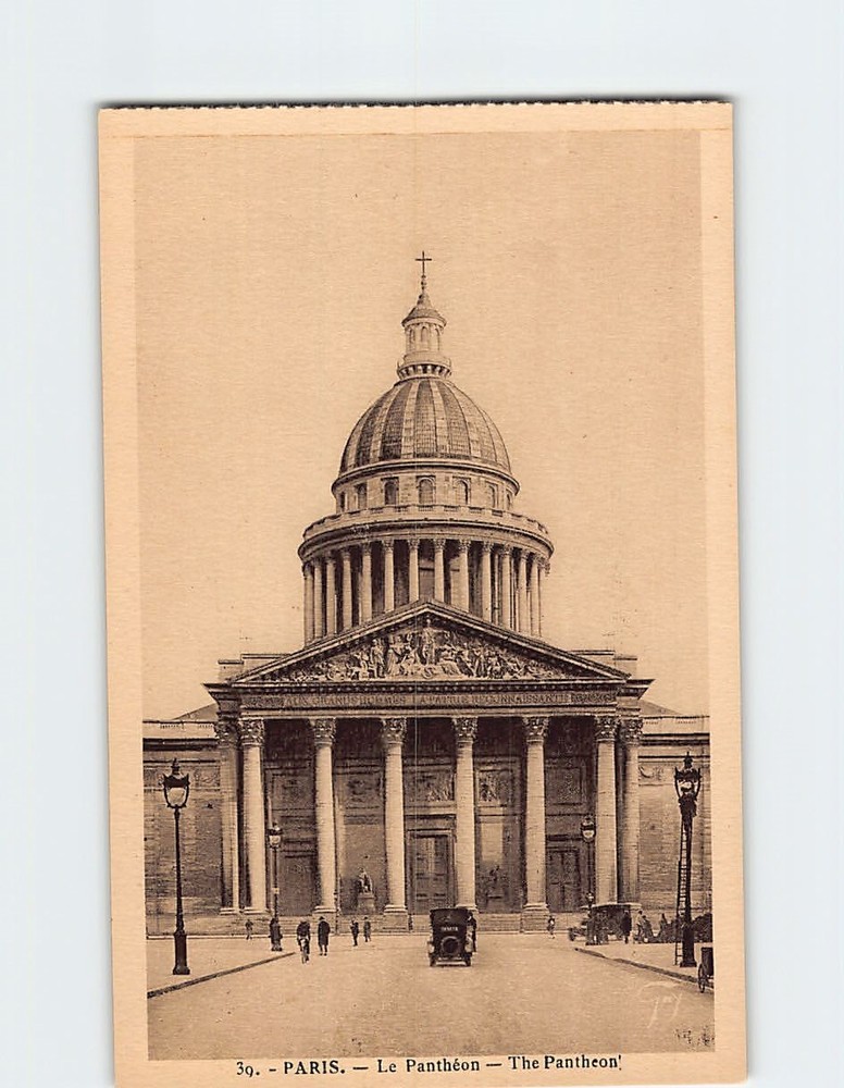 Postcard The Pantheon Paris France