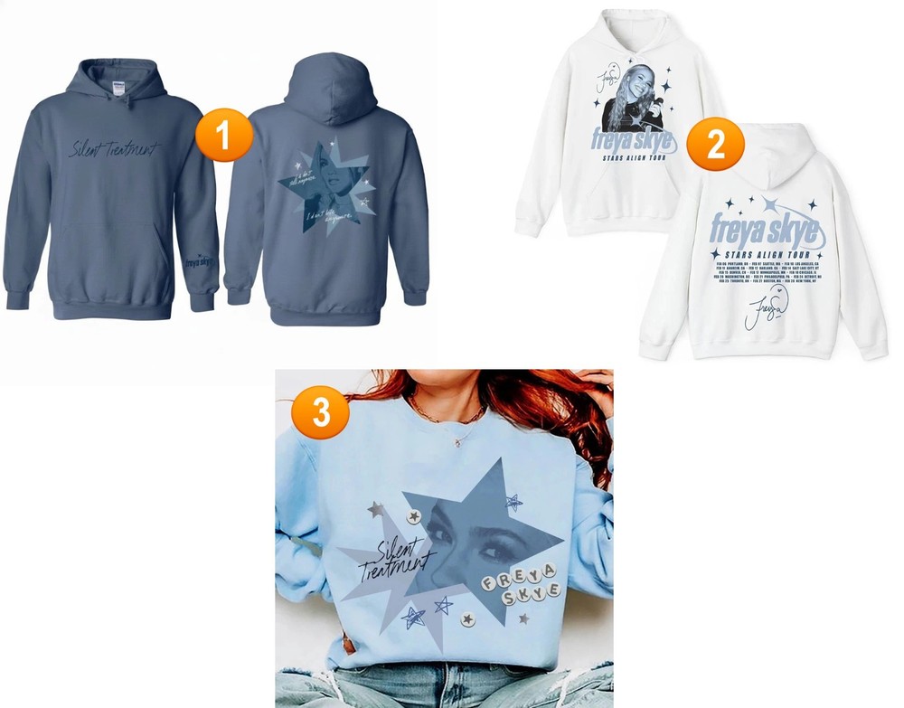 SALE! Freya Skye Silent Treatment Merch reprint Hoodie, Golds Gone Tour Hoodie
