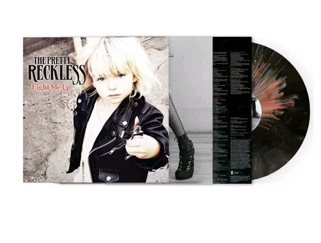 THE PRETTY RECKLESS Light Me Up LP Black Marble Splatter Vinyl New/Sealed.