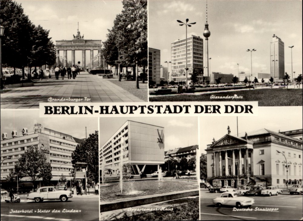 RPPC Berlin Brandenburg Gate Berlin Germany vintage postcard c730