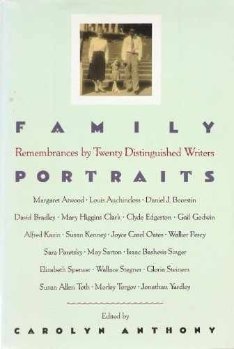 Family Portraits: Remembrances by - Hardcover, by Carolyn Anthony - Very Good b