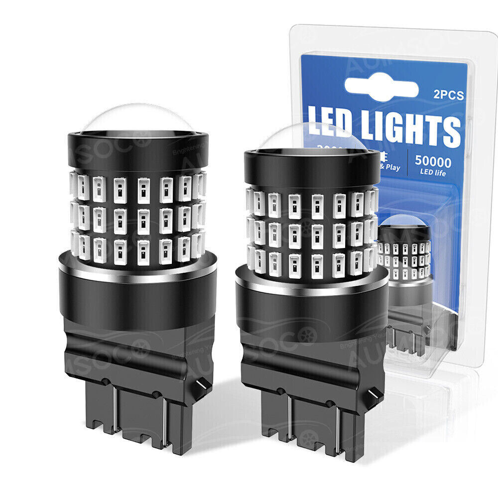 2007-2021 Jeep Wrangler 3157 LED Red Reverse Backup Light Bulbs Upgrade