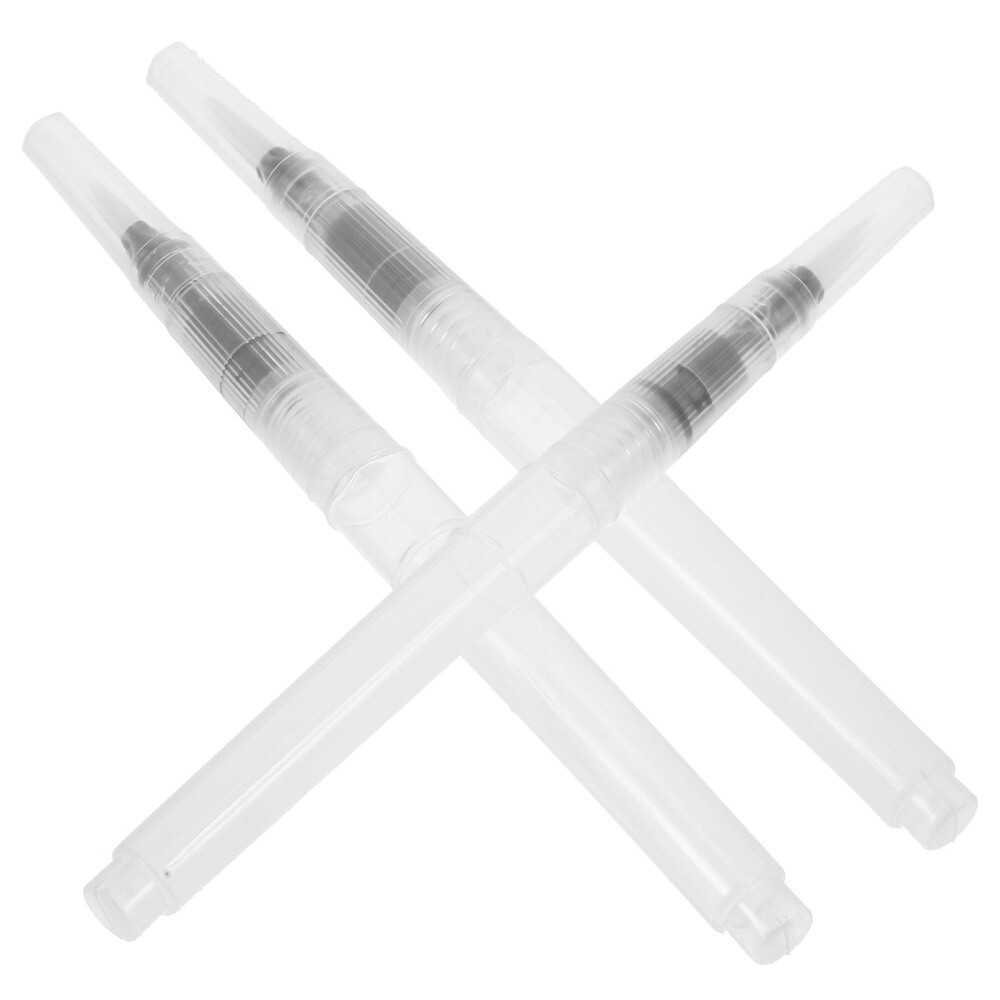 3 Pcs Reusable Painting Tool Water Color Pen for Refillable Watercolor Pens