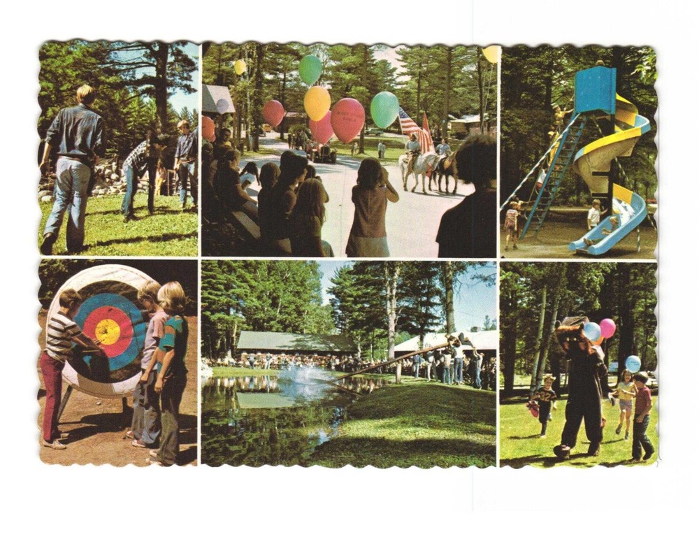 Word of Life Ranch on SCHROON Lake NY vintage postcard unposted