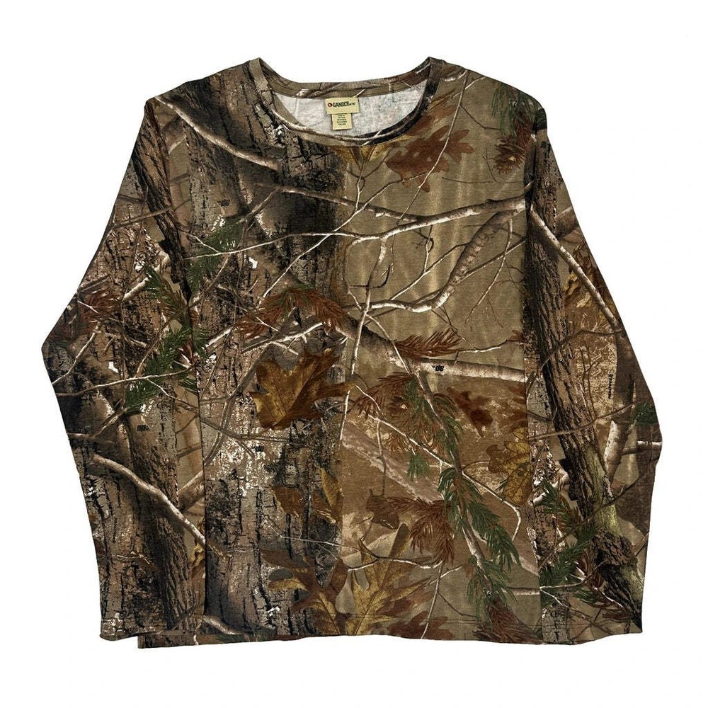 Gander Camo Long Sleeve T-Shirt - 2XL Camo Cotton