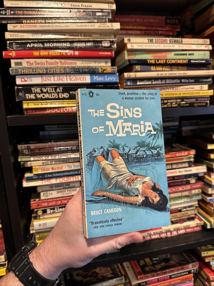 The Sins of Maria by Bruce Cameron First Popular Printing 1959 ALMOST FLAWLESS