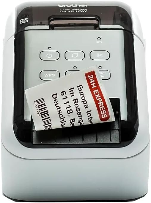 Brother QL-810WC Ultra-Fast Label Printer with Wireless Networking,Black Used