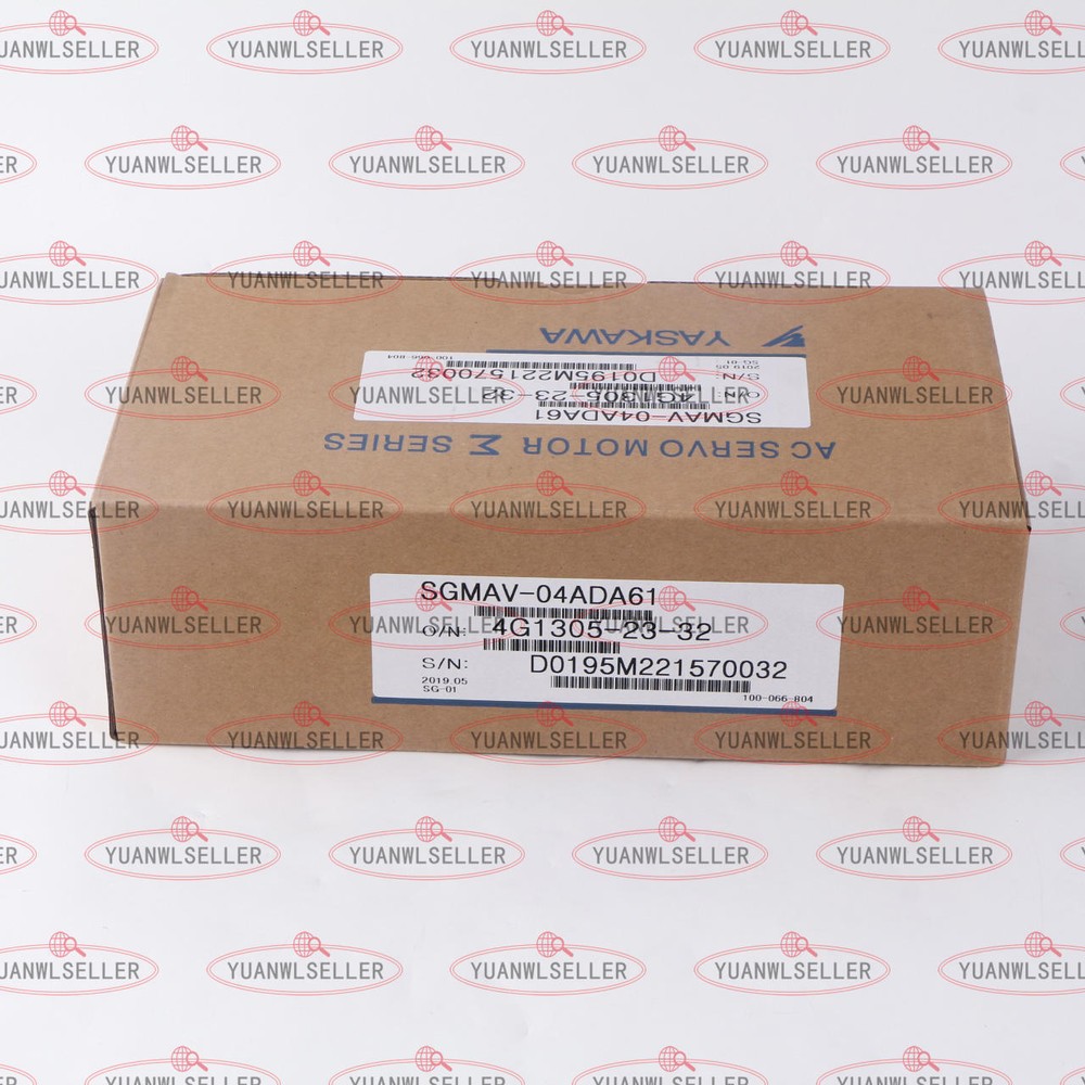 1Pcs YASKAWA AC SGMAV-04ADA61 Servo Motor New