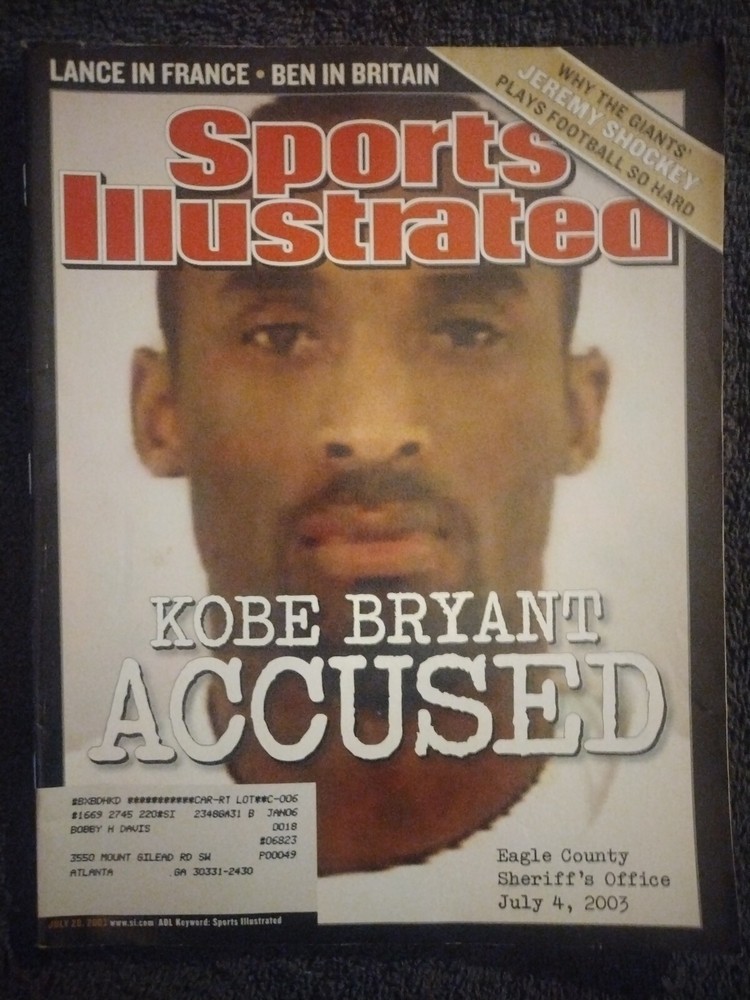 back issue Sports Illustrated magazine: Basketball/ Kobe Bryant Accused (2003)