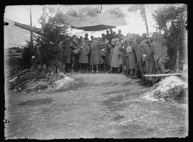 Photo:Italy American Red Cross Soldiers Camp 1917-1920
