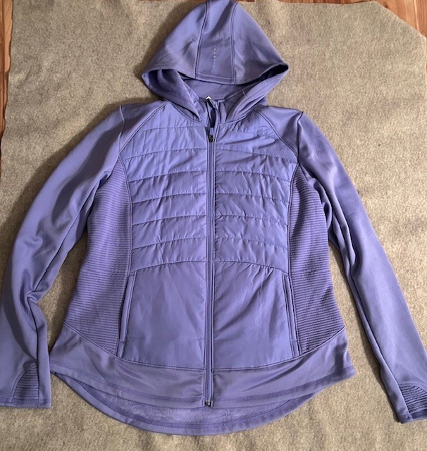Tek Gear Woman's Activewear Jacket Full Zip 95% Polyester 5% Spandex