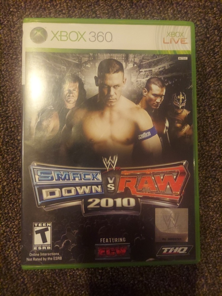 WWE SmackDown vs. Raw 2010 Featuring ECW (Microsoft Xbox 360, 2009)
