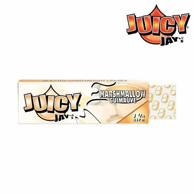Juicy Jay’s Flavored Rolling Papers –Marshmellow– 1 1/4