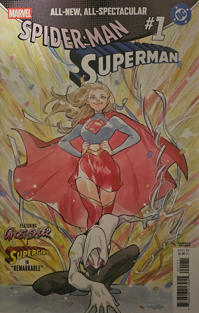 Marvel/DC: Spider-Man Superman #1 Peach Momoko Variant NM
