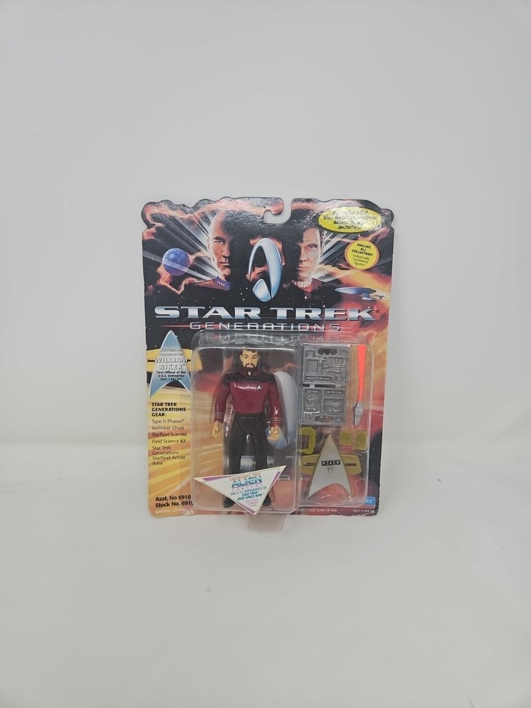 Playmates  Star Trek Generations Riker Action Figure 1994