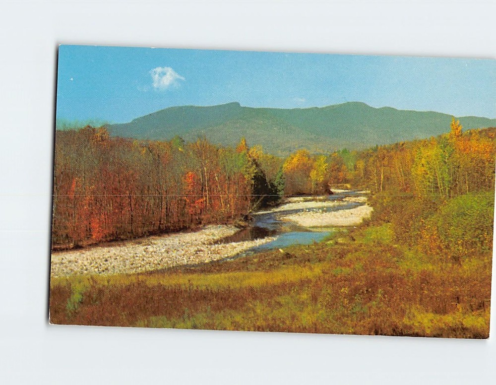 Postcard Mt. Mansfield In Vermont USA