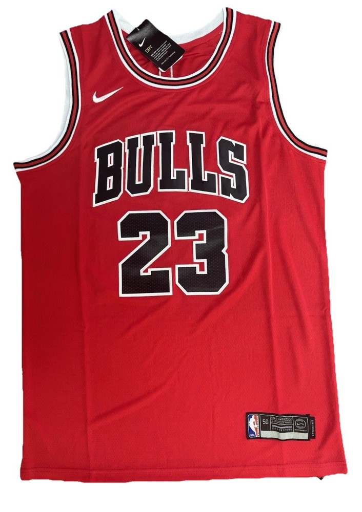 Nike DriFit Michael Jordan #23 Chicago Bulls NBA Jersey Brand New  Size Large🔥