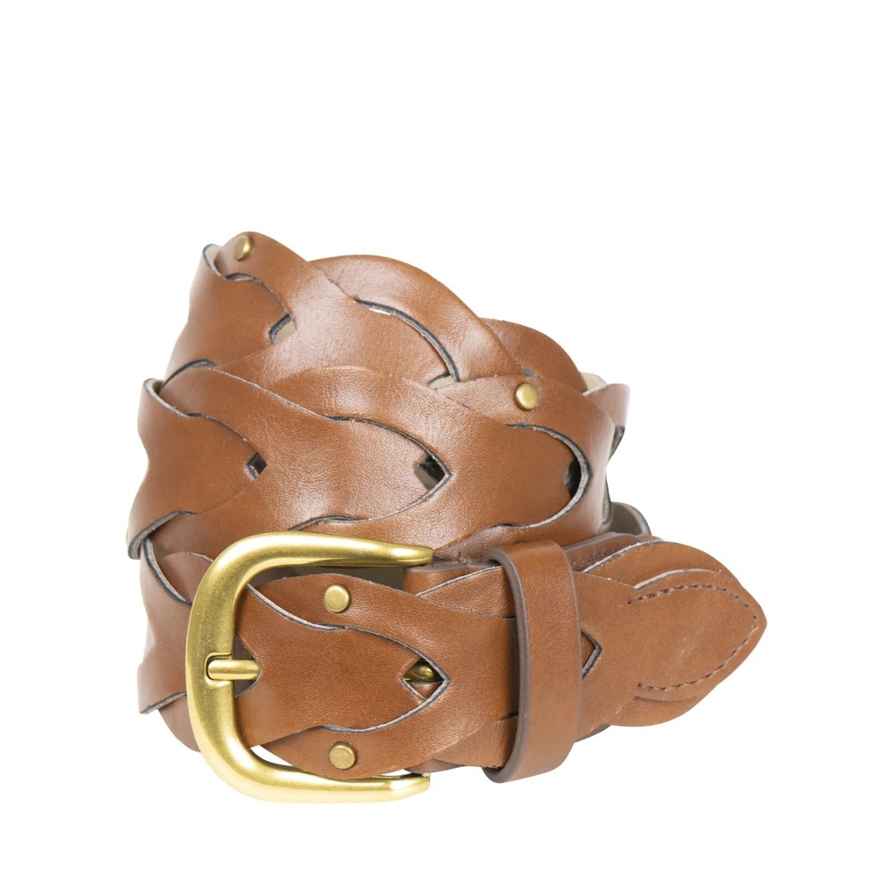 Women's Faux Leather Braided Belt - Small/Medium - New With Tags