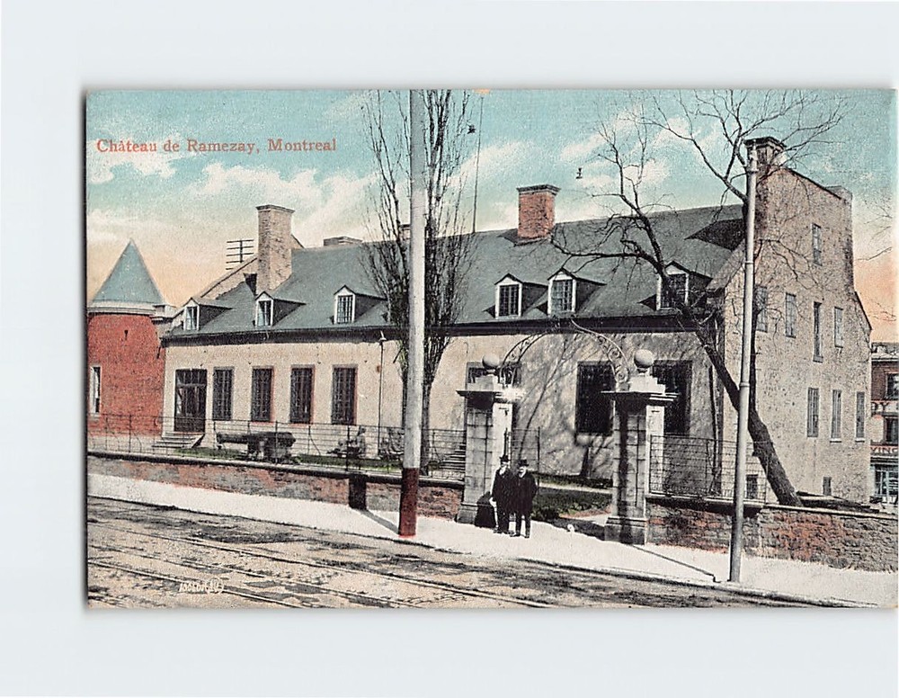 Postcard  Chateau de Ramezay Montreal Canada