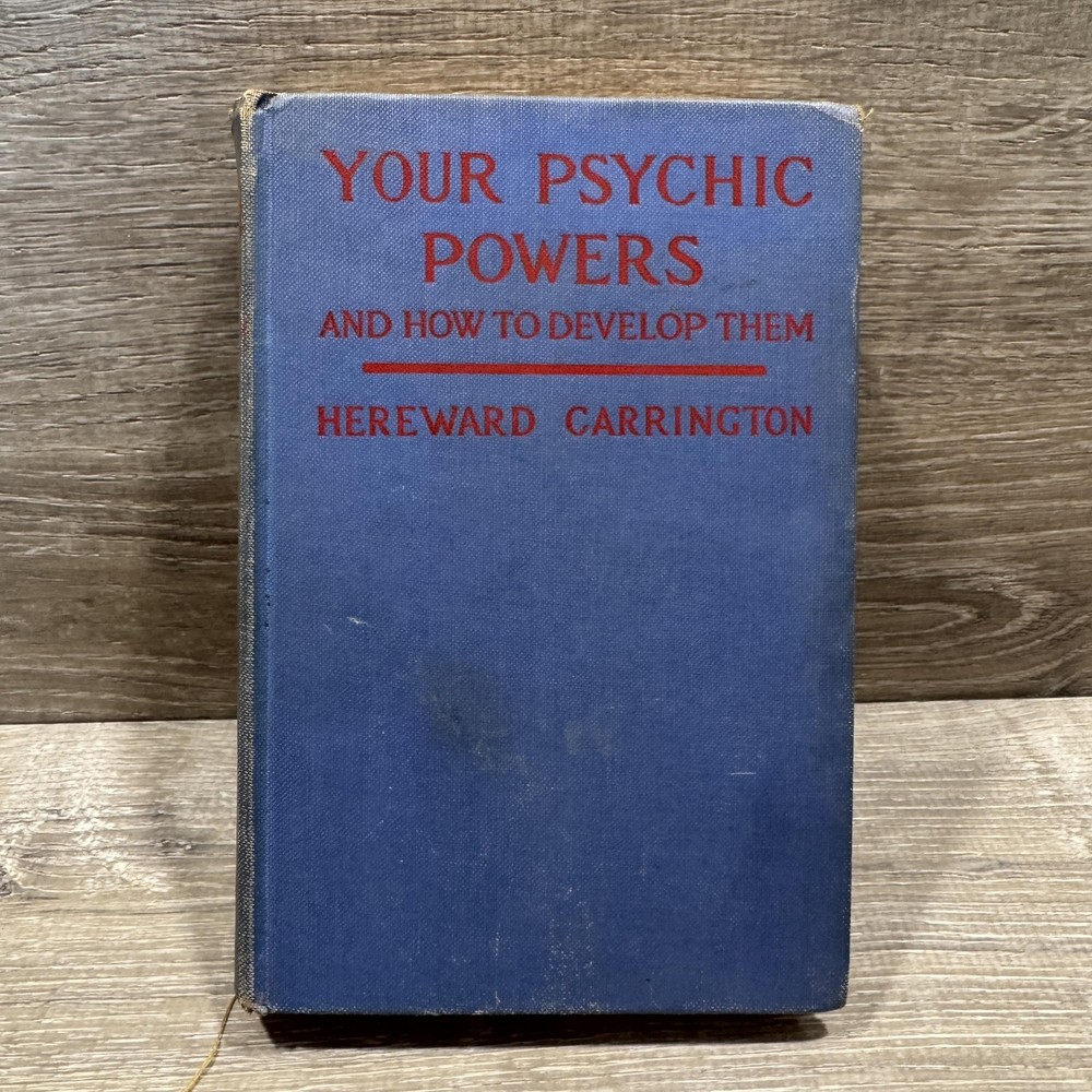 Vintage 1949 Your Psychic Powers Hereward Carrington Paranormal HC Astrol USA