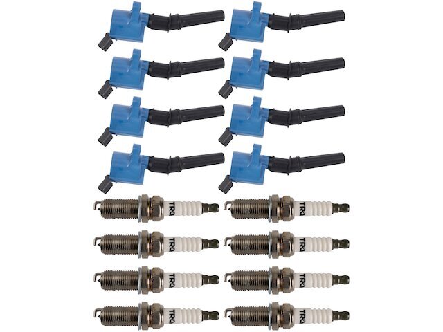 Ignition Coil and Spark Plug Kit fits Econoline Super Duty 1997-1999 42TZVN