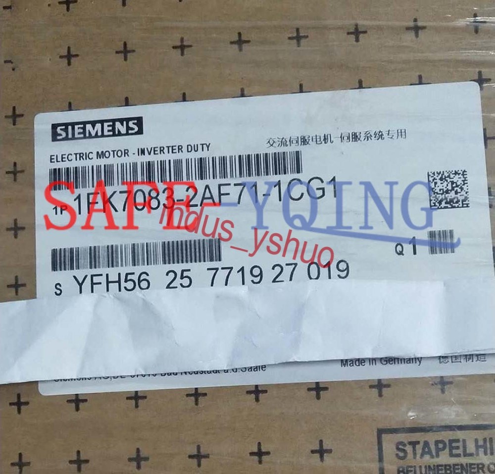1Pcs New Siemens Servo Motor 1Fk7083-2Af71-1Cg1