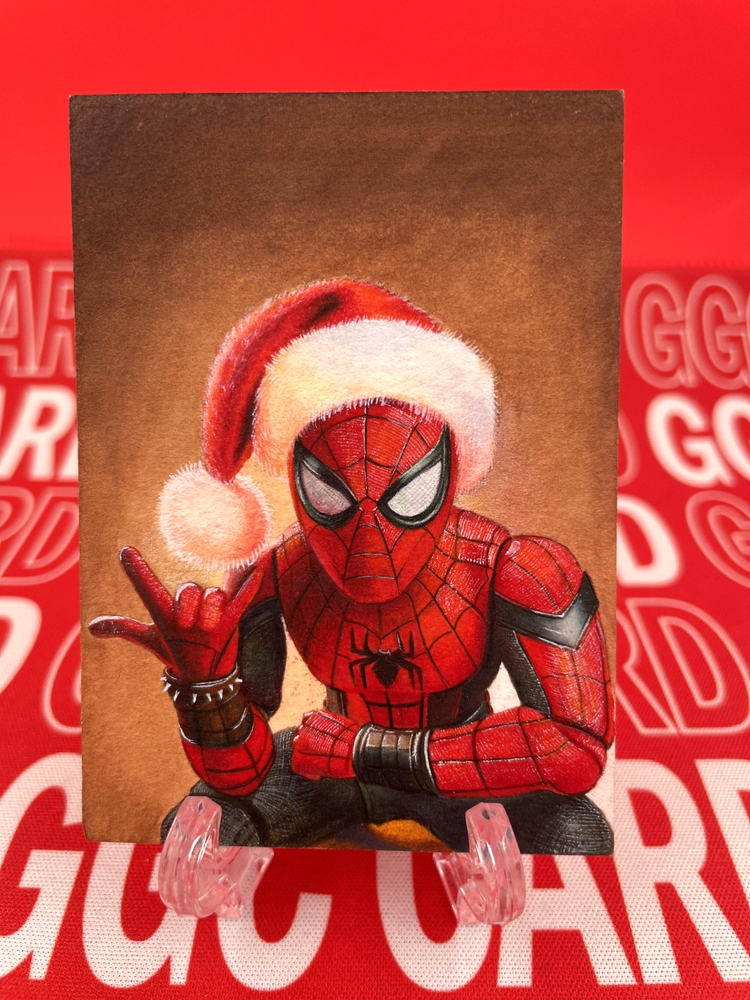【Christmas Limited】GGC Studio Marvel Spider-Man Artist Auto Sketch Card 1/1