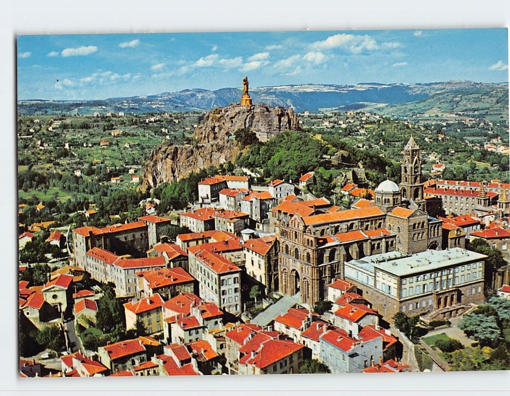 Postcard ND de France et Cathédrale Le Puy En Velay France
