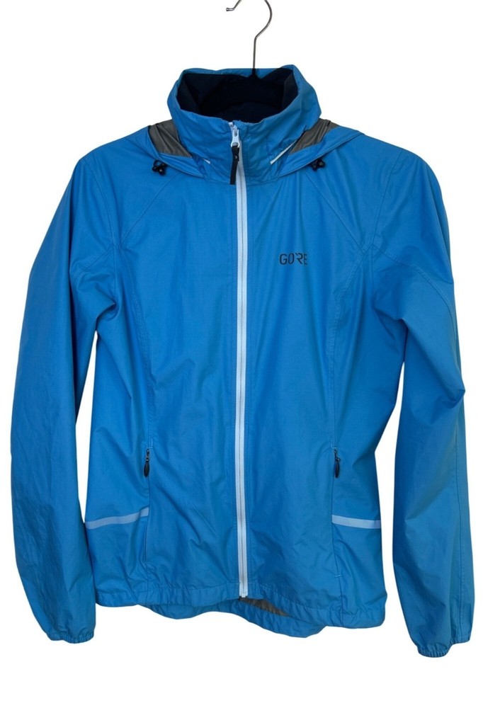 Gore Running Wear Windstopper Jacket Women's Size XS Blue Full Zip Gorpcore