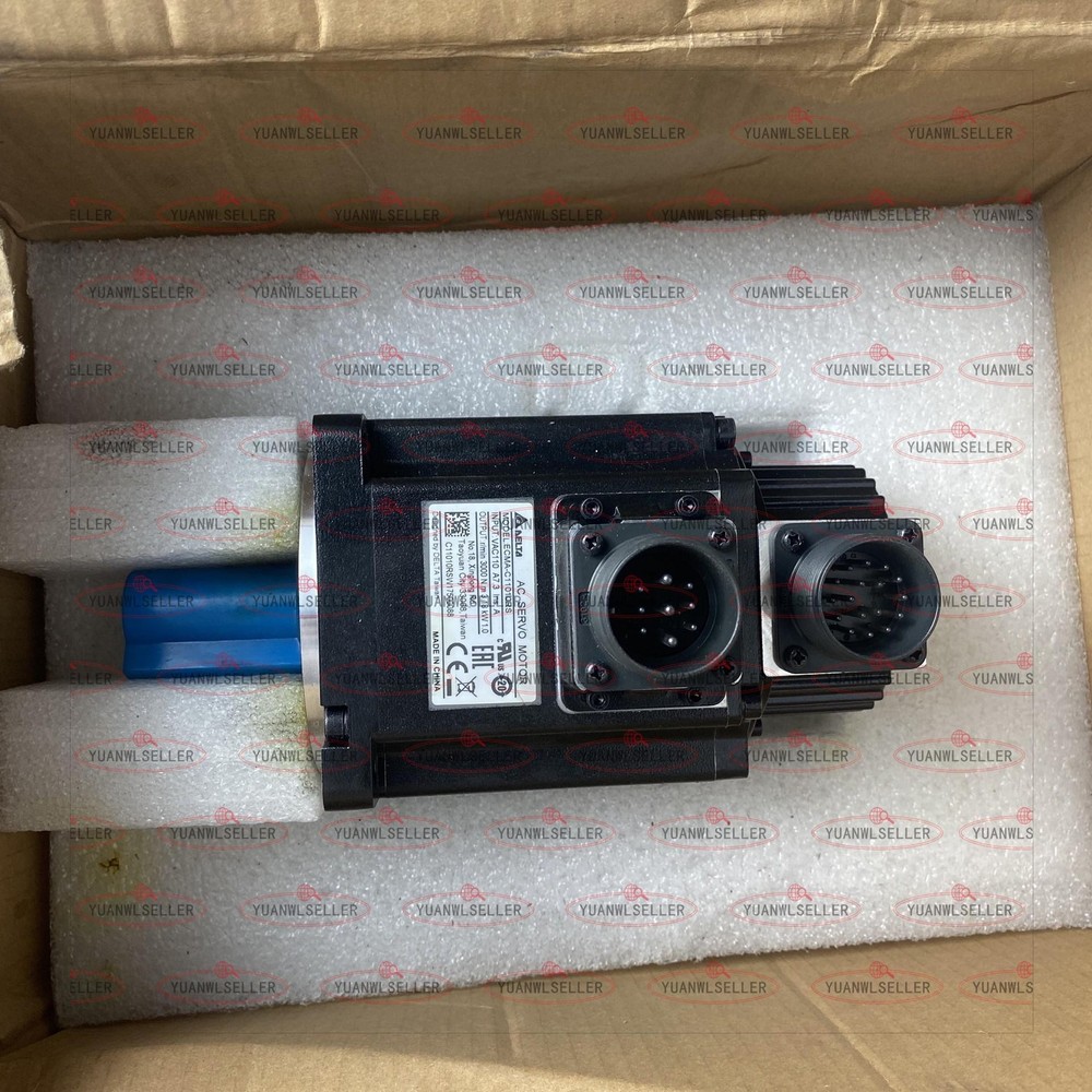 1Pcs Delta Ecma-C11010Rs Ac Servo Motor 1Kw 220Vac Low Inertia Oil Seal No Brake