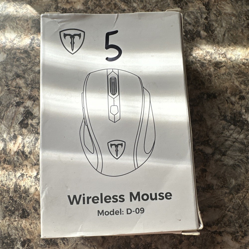 Wireless Mouse, D-09 Computer Mouse USB Cordless Mice for Laptop, Ergo Grips,...