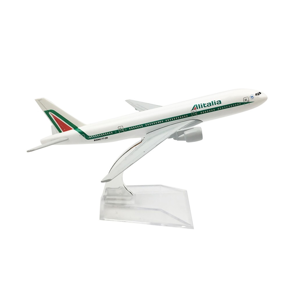 1:400 16cm Alitalia B777 Plane Model Alloy Aircraft Diecast Airplane Ornaments