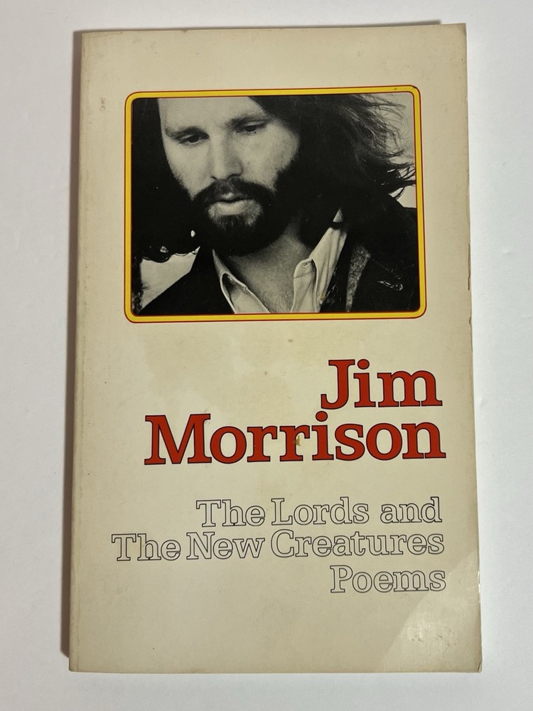 Vintage 1971 Jim Morrison The Lords And The New Creatures Poems 1st Touchstone