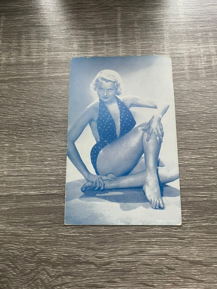 1940s PinUp Girl Risqué Arcade Exhibit Card
