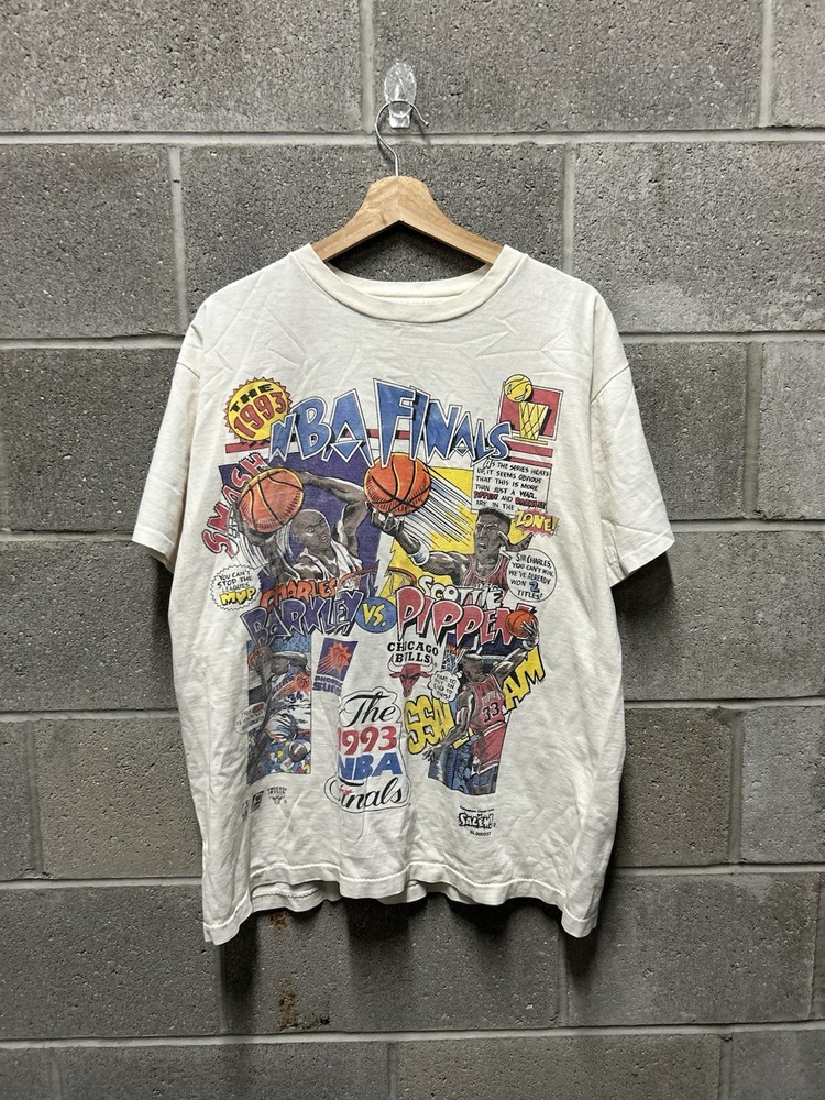 Vintage 90s Salem Sportswear Jordan Comic Bulls Shirt