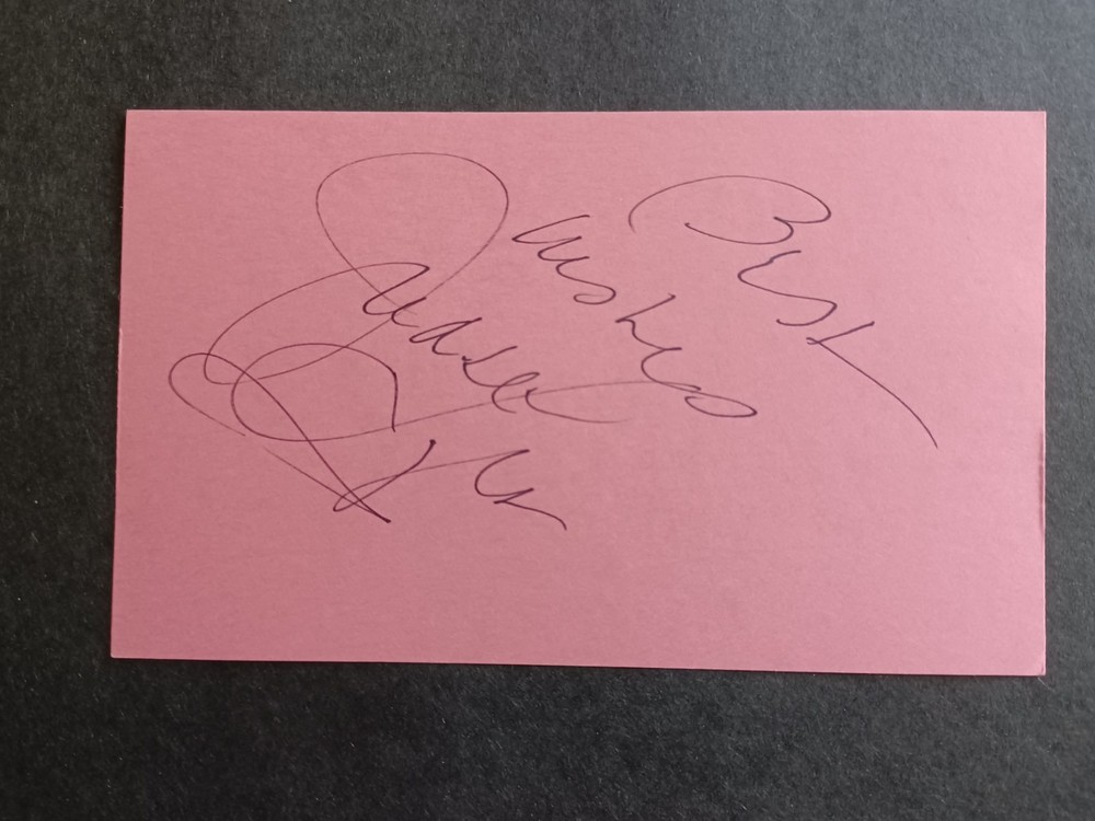 Judith Light Signed Index Card - Who's the Boss?, One Life to Live, Ugly Betty
